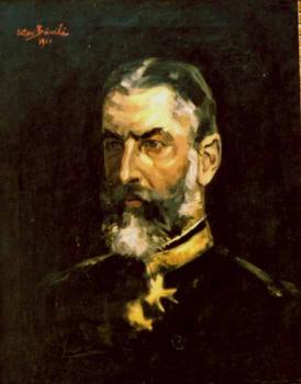 Octav Bancila : Portrait of king carol I